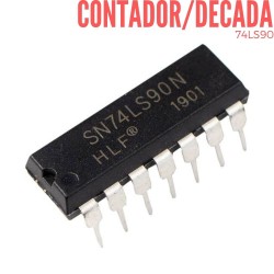 Contador de Decadas (74LS90)