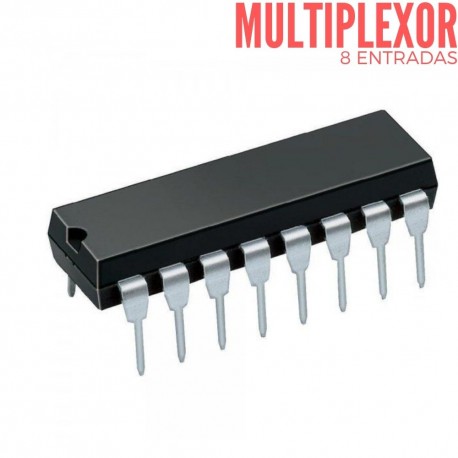 Multiplexor 8 entradas (74LS151)