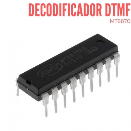 Decodificador DTMF MT8870