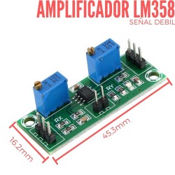 Amplificador LM358 con Doble Etapa de Amplificación