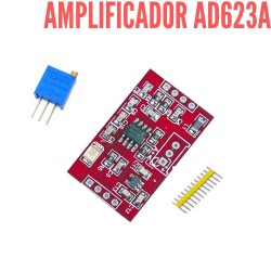 Tarjeta Amplificadora de Voltaje con Entrada en uV con AD623A