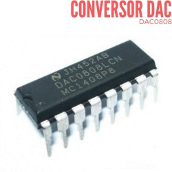 Conversor Digital Análogo (DAC0808)