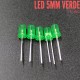 Led Difuso 5mm Verde (5 Pcs)