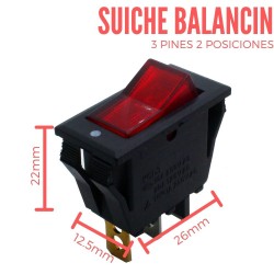 Suiche Balancin 3 Pin 15A