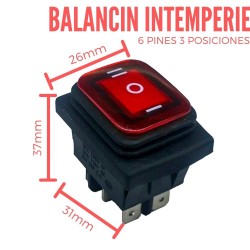 Suiche Balancin para Intemperie 6 Pin