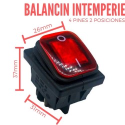 Suiche Balancin para Intemperie 4 Pin