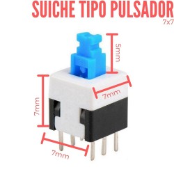 Suiche Pulsador 7x7 mm