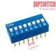 Dip Switch 8 Posiciones