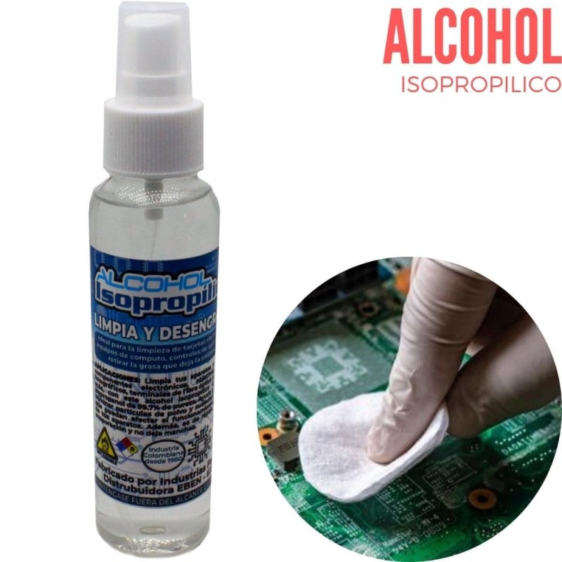 Spray alcohol isopropílico – Electrónica Laser