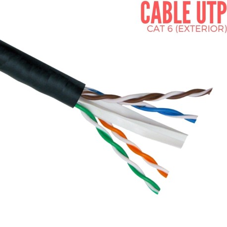 Cable UTP Cat6 Exterior x Metro