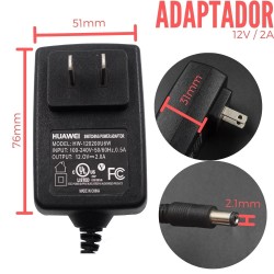 Adaptador de voltaje 12V 2A