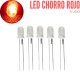 Led Chorro 5mm Rojo (5 Pcs)