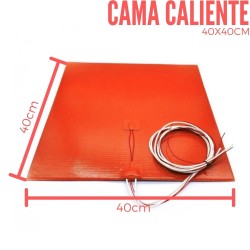 Cama caliente 40x40 cm para impresora 3D