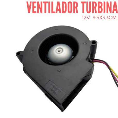 Ventilador Turbina 12V 9.5x3.3cm