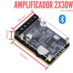Amplificador Audio 2X30W (XY-P15W)