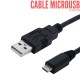 Cable USB A Micro USB (100cm)