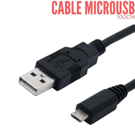 Cable USB A Micro USB (100cm)