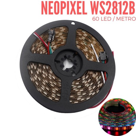 Cinta Neopixel WS2812B Interior (60Led/Metro)