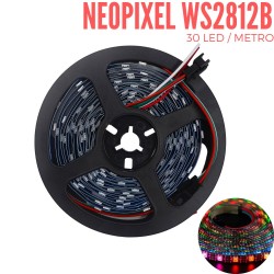 Cinta Neopixel WS2812B Interior (30Led/Metro)
