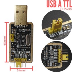 Conversor USB a Serial TTL (CH340G)