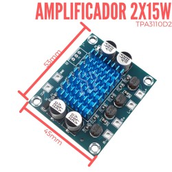 Amplificador Audio 2X15W (TPA3110D2)