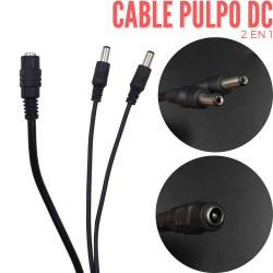 Cable Pulpo Conector DC (2 en 1)