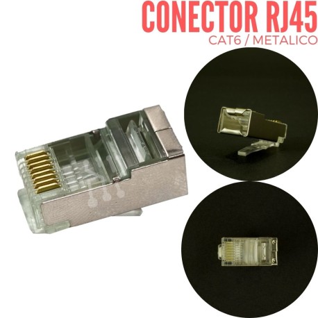 Conector RJ45 CAT6
