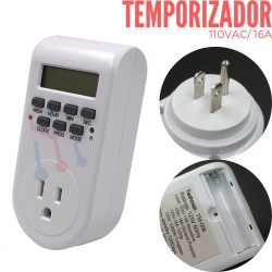 Temporizador Digital 110Vac 16A