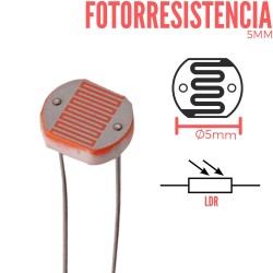 Fotorresistencia 5mm