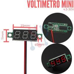 Mini Voltímetro 4.5-30V DC