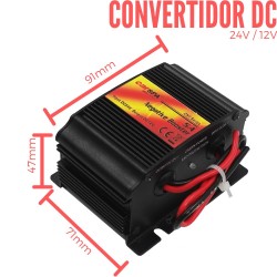 Convertidor 24V/12V DC 5A CarSpa