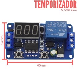 Temporizador Ajustable 0-999 Seg.