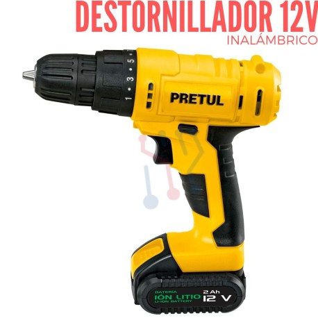 Destornillador Inalámbrico 3/8" 12V