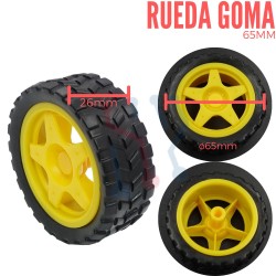 Rueda Para Motorreductor 65mm