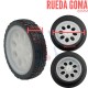 Rueda Blanca Para Motorreductor 65mm