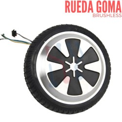 Motor Brushless Con Rueda De Goma Hoverboard