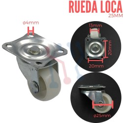 Rueda Loca 25mm