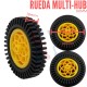 Rueda Multi-Hub 80mm