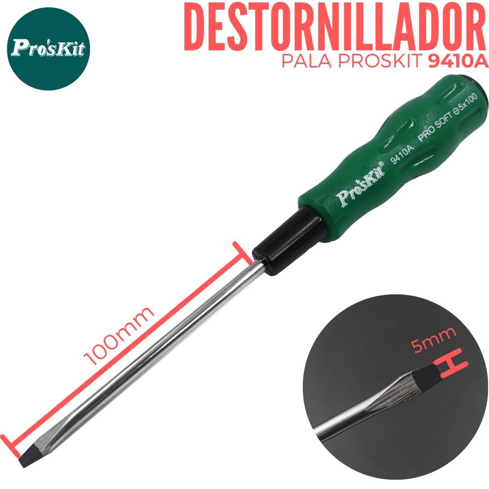 DESTORNILLADOR 3/16 X 6 PUNTA PALA PRO-DS209 - Promaker® Tools