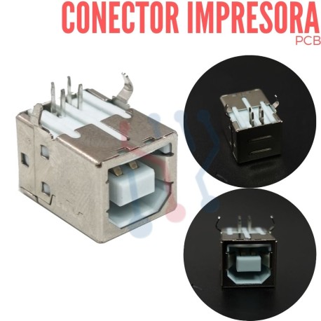 Conector USB Tipo Impresora para PCB