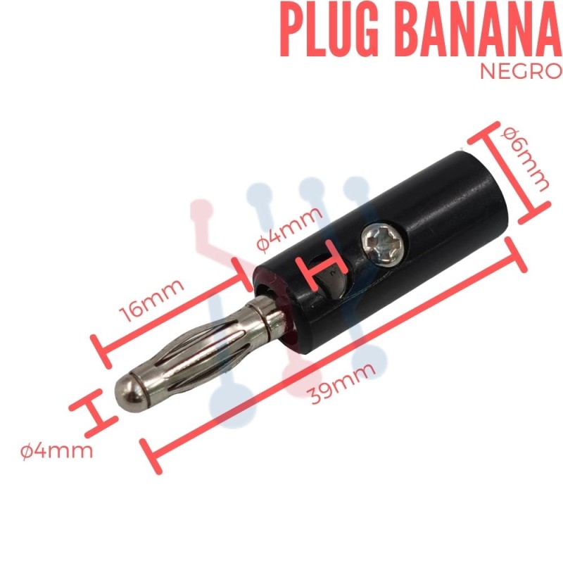 Conector Banana Con Tornillo YC6011 - Suconel, Tienda electrónica