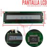 Display LCD 1X16 Sin Backlight
