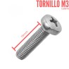 Tornillo M3 15mm (6 Unidades)